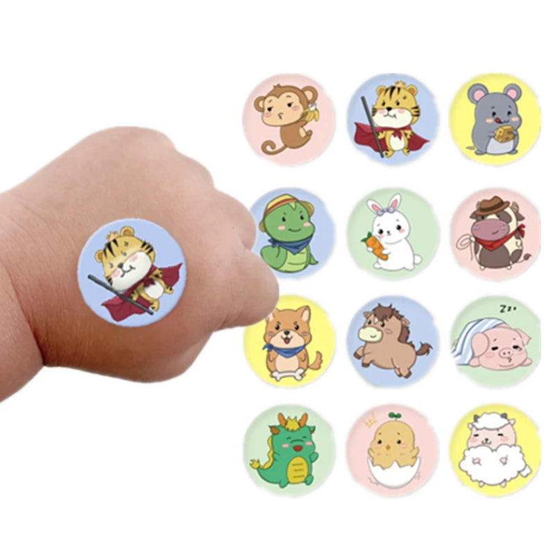 120x Kinderpleisters met Diermotief | Eerste Hulp Wondpleisters