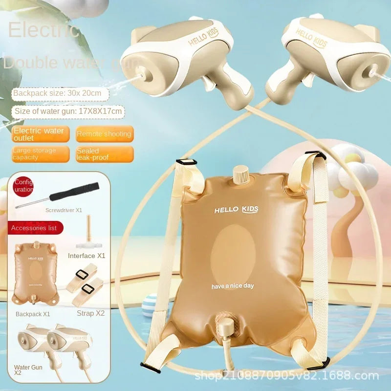 Elektrisch Rugzak Waterpistool | Oneindig Waterplezier voor Kinderen