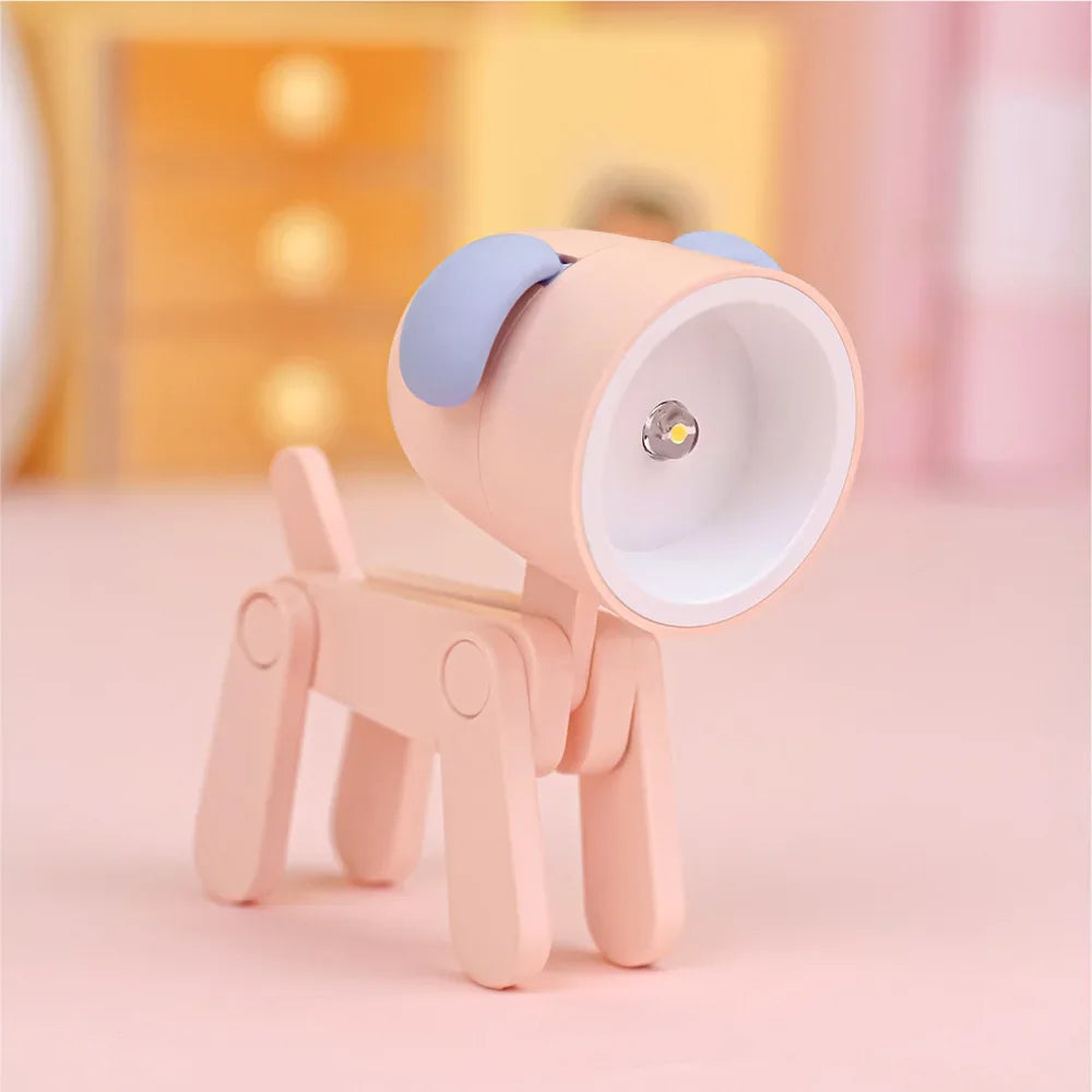 Creatieve LED Nachtlamp | Opvouwbare tafellamp met schattig dierendesign