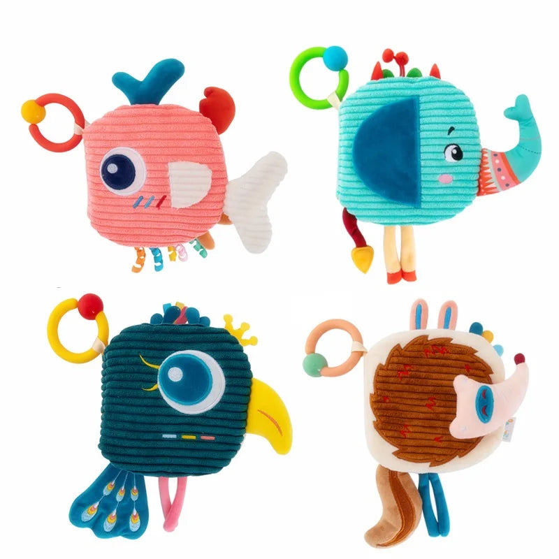 Zintuiglijk Babyboekje Stoffenboek | 3D Voelboek voor Peuters en Baby’s