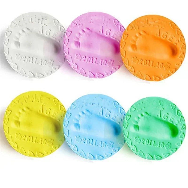 Baby Hand- & Voetafdruk Klei Kit | Luchtdrogend | DIY Baby Herinnering & Cadeau