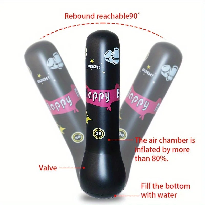 Opblaasbare Bokszak - Veerkrachtige Bokszak voor Kinderen | Perfect Cadeau Voor Actief Spelen