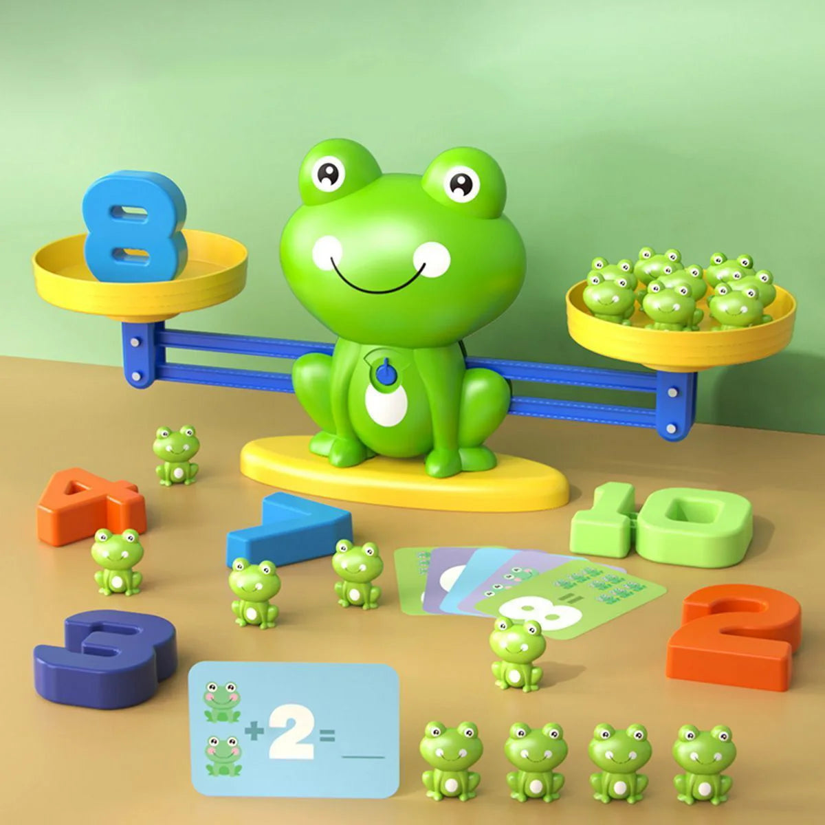 Monkey Balans Wiskundespel | Montessori Telspel voor Peuters & Kleuters