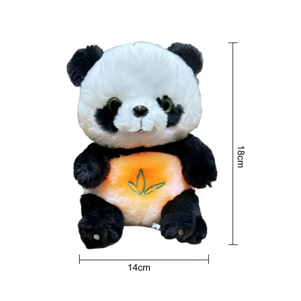 Panda Knuffel met Muziek en Licht – Ademend Slaapspeeltje voor Baby’s, Geluid en Licht Sensorische Knuffel