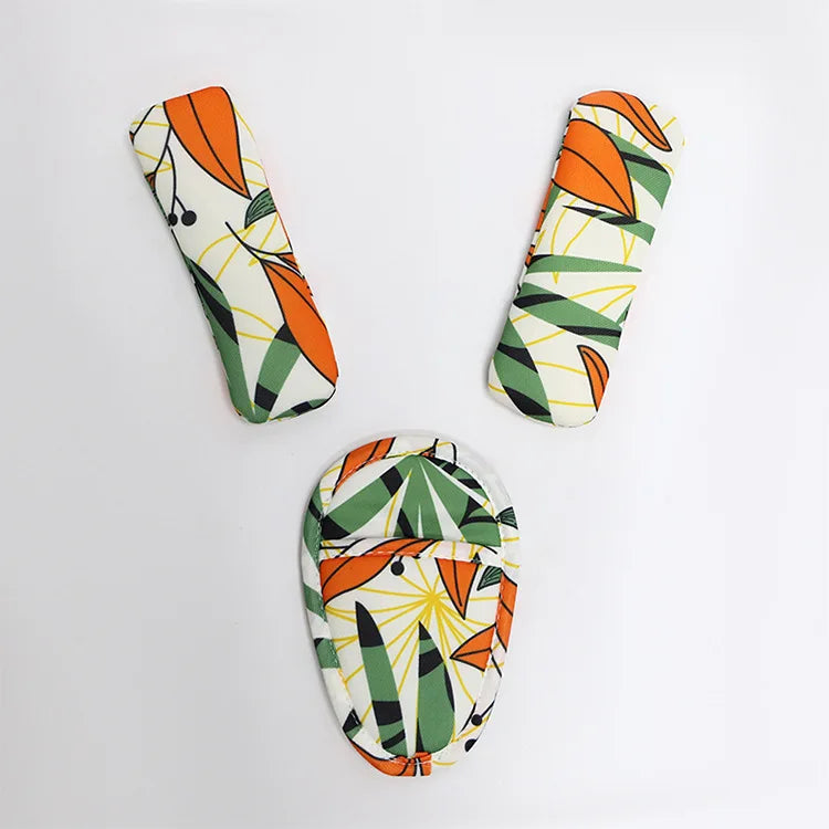 3-delige Autostoel met Schouderpads Set | Kinderwagen Accessoires Zachte Veiligheidsgordelbeschermers