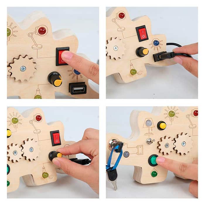 SwitchToy Educatief Speelgoed voor Kinderen | Ontwikkelt Vaardigheden en Verbeelding | Montessori Stijl