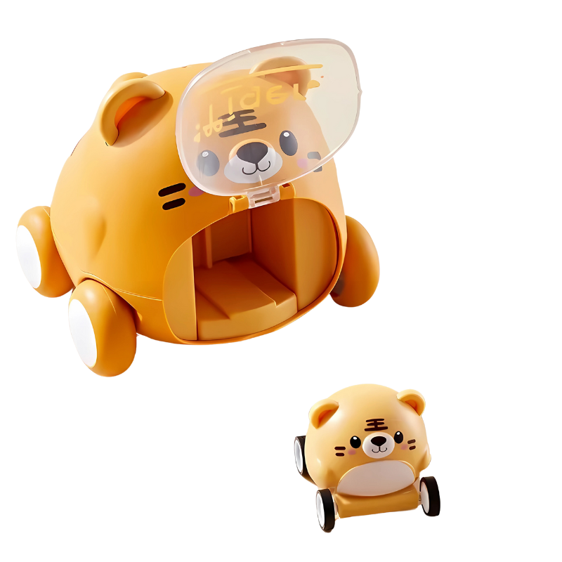 Dierenvormige raceauto voor speelplezier