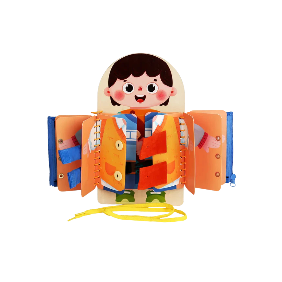 Meerlaagse Houten Drukke Plank | Montessori Vroege Educatie Spellen Stil Boek Sensorisch Speelgoed voor Peuters