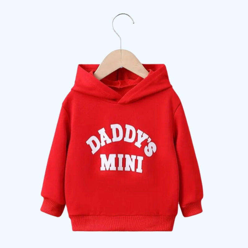 Papa Hoodie voor Baby & Peuter l Herfst en Winter Kleding