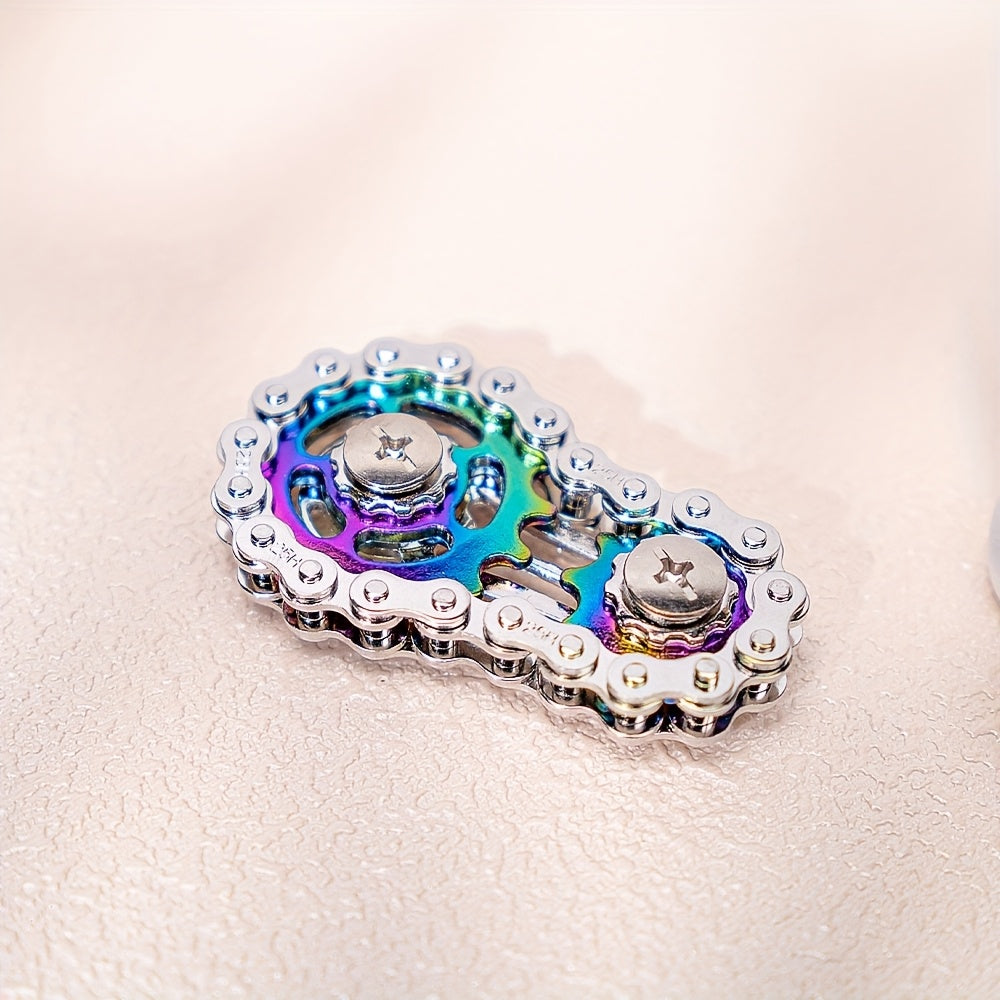 Fidget Spinner met fietskettingontwerp – Ontspan met stijl en precisie