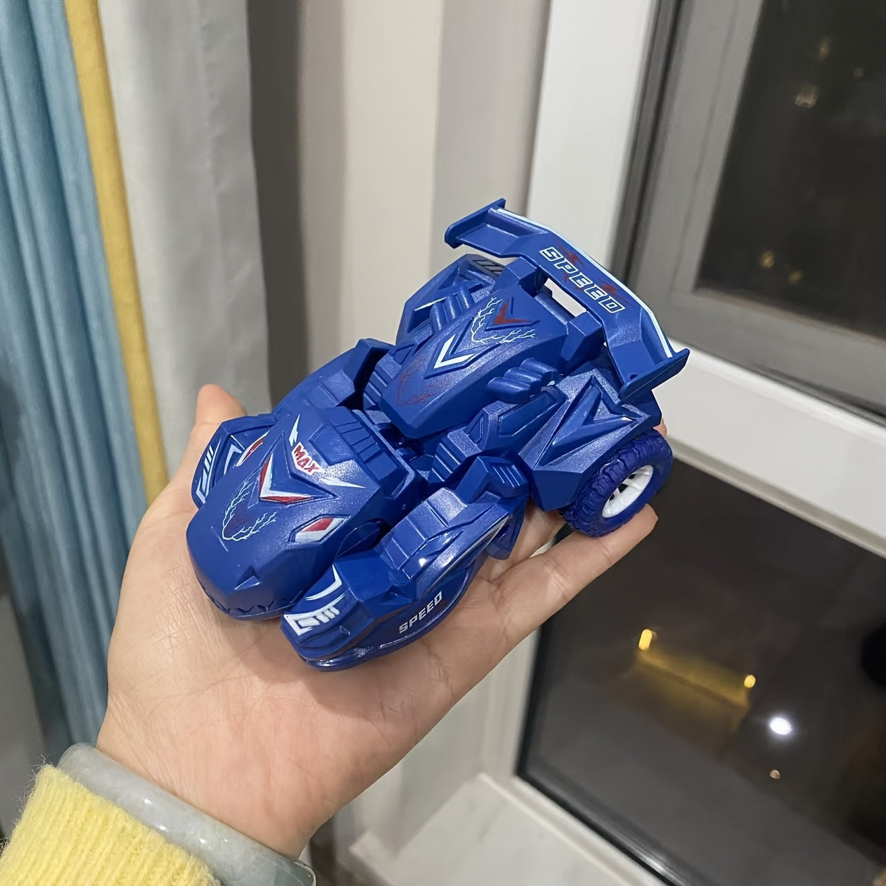 Transformerende Dinosaurus Auto Speelgoed | 2-in-1 Automatisch Dinosaurustransformator Speelgoed | Kerst, Halloween & Verjaardag Cadeau voor Kinderen