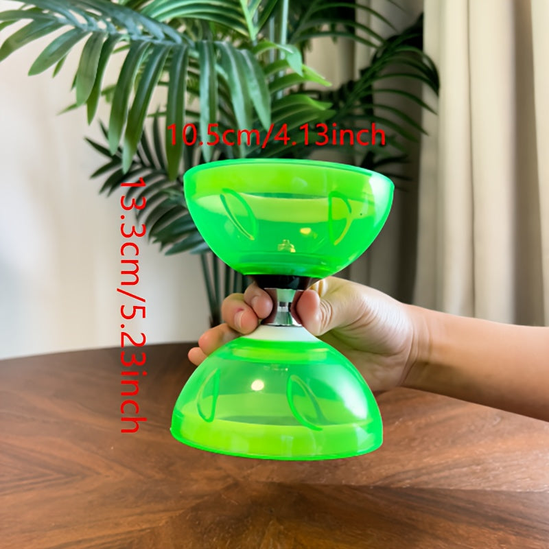 Professionele Diabolo Jongleerset voor Tieners en Volwassenen - Duurzaam Buitenspeelgoed met Stokjes en Touw - Ideaal voor Beginners en Gevorderden