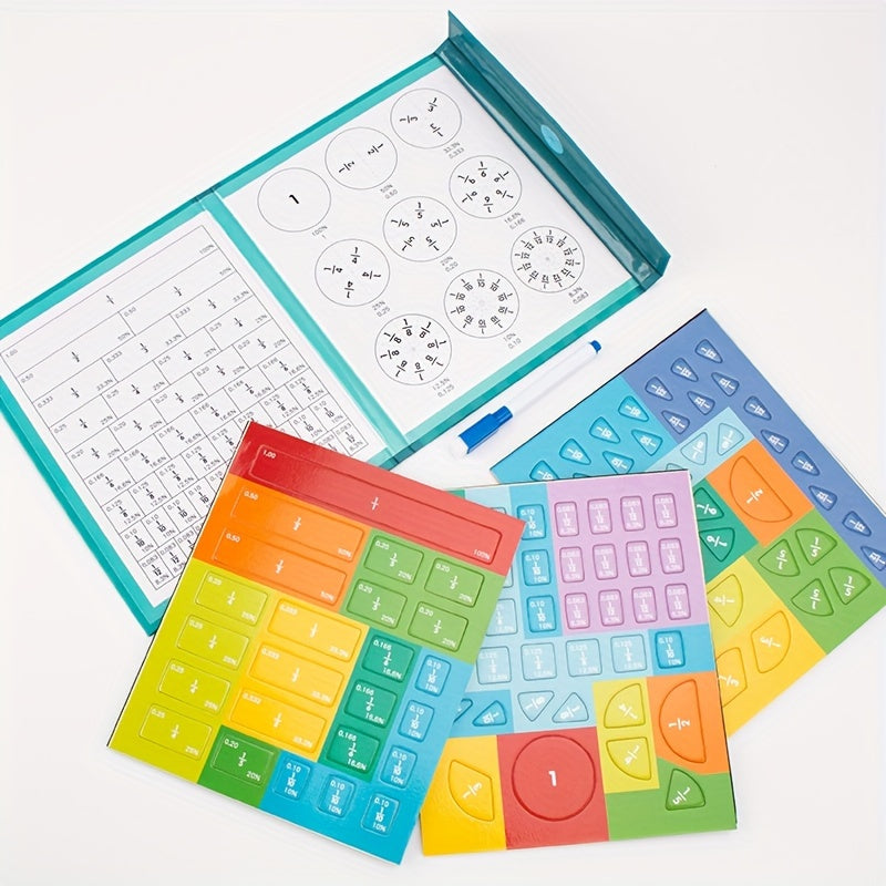 Magnetische Breuktegels Bord | Reken- en Leer Spel, Educatief STEM Speelgoed