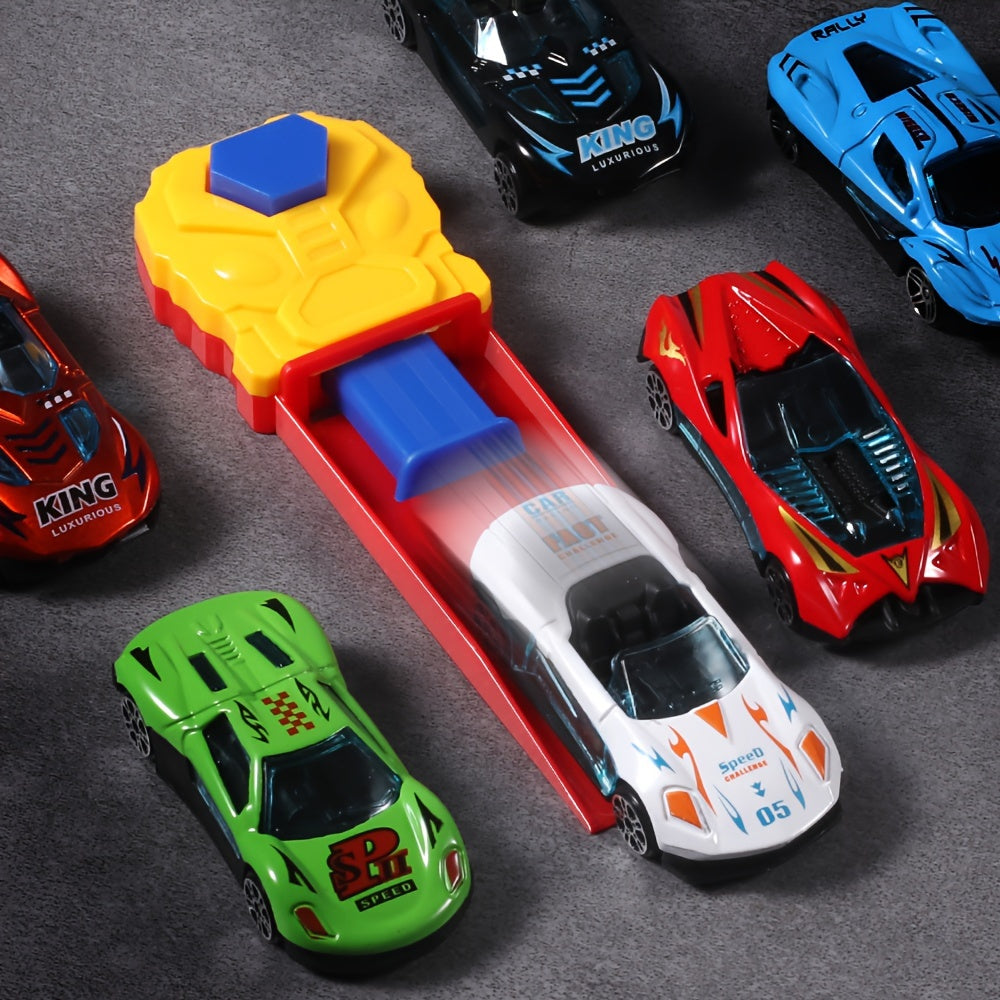 Ejectie Raceauto | Educatief Wetenschapsspeelgoed | Breinontwikkeling & Multi-Speler Cadeau