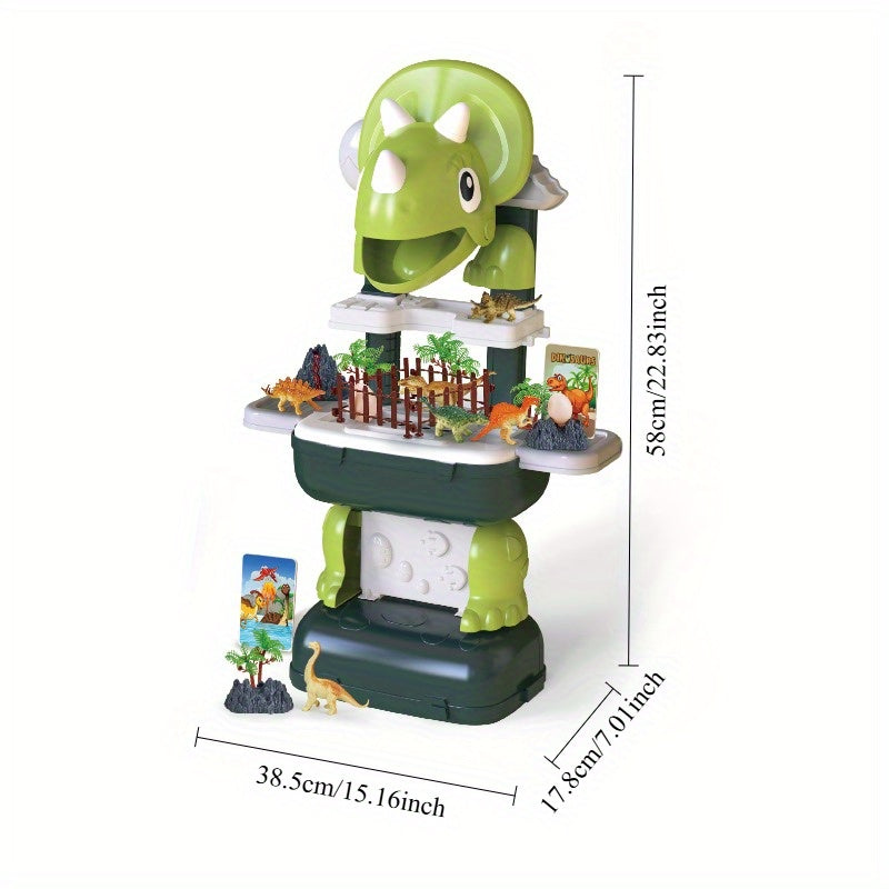 Dinosaurus Opberg Speelhuis | 2-in-1 Opbergdoos en Speelset