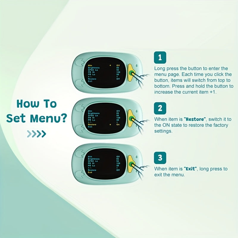 Pinguïn Saturatiemeter voor Kinderen - Vinger Pulsoximeter voor Baby's en Peuters - Hartslagmeter en Zuurstofmeter voor Jongens en Meisjes