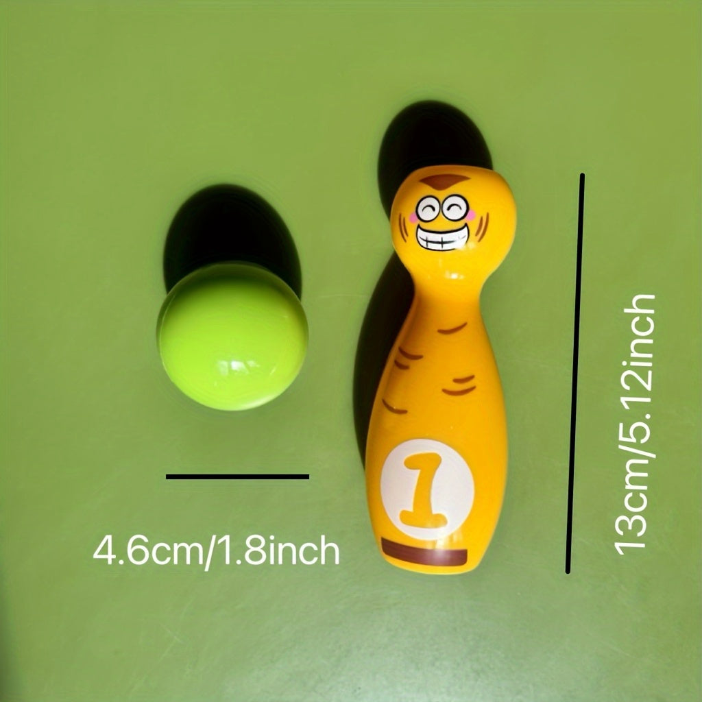 12-delige Bowling Set voor Kinderen met Vrolijke Prints – Indoor & Outdoor Speelgoed