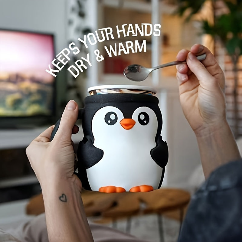 Herbruikbare Pinguïn IJsbekers | Antislip IJsstandaard en Leuke Decoratie