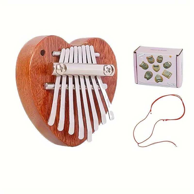 Mini Kalimba 8 Toetsen | Vingerduim Piano Muziekinstrument, Cadeau Jong & Oud