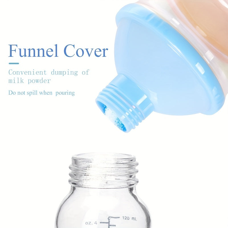 Draagbare Melkpoederdispenser | 4 Lagen Melkpoeder Container Snack Organizer voor Babyvoeding en Reizen