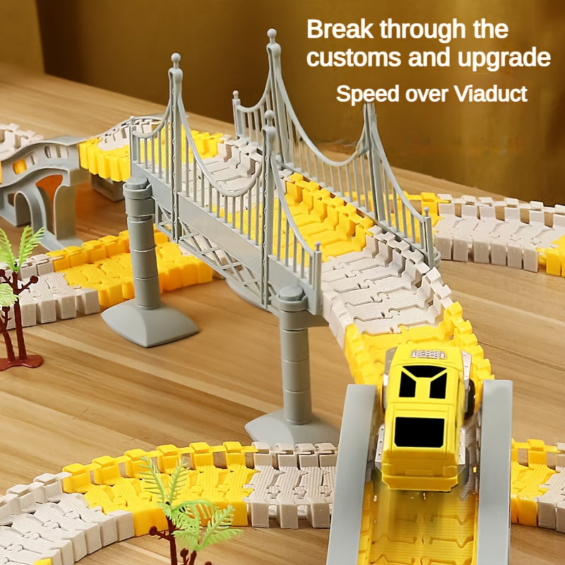 DIY Elektrische Trein Baan | Bouw- & Railvoertuigen | Educatief | Cadeau voor Kinderen