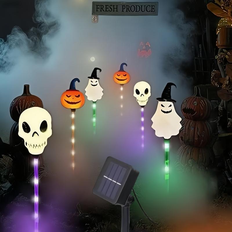 Set van 6 Halloween Zonnelampen | Tuinverlichting op zonne-energie voor buiten