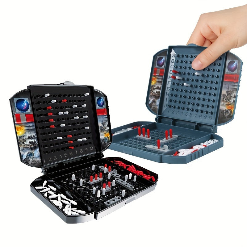 2-Speler Zwarte Oorlogsschip Zeeslag Bordspel | Perfect Gezelschapsspel voor Binnenactiviteiten