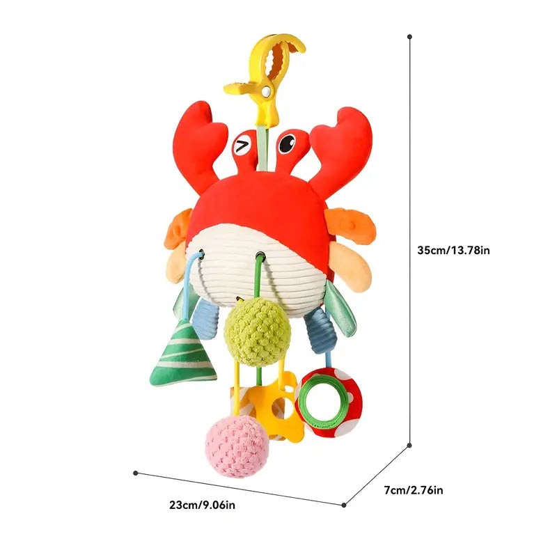 Cartoon Bed Hangend Speelgoed voor Baby’s met Bel | Nibble-Veilig en Lichtgewicht