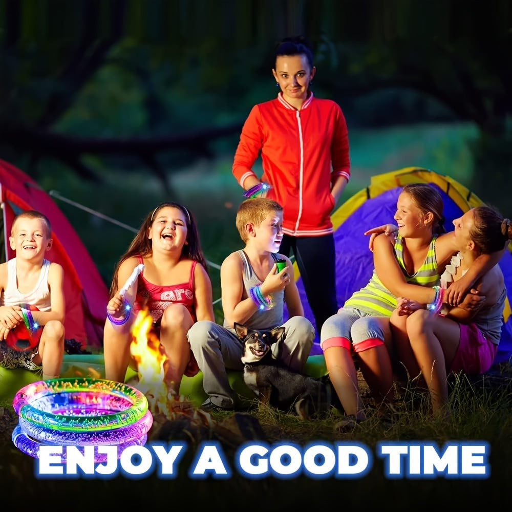 24 Stuks LED Glow Armbanden | Kleurrijke Verlichte Feestcadeaus | Perfect voor Verjaardagen, Carnavals en Halloween