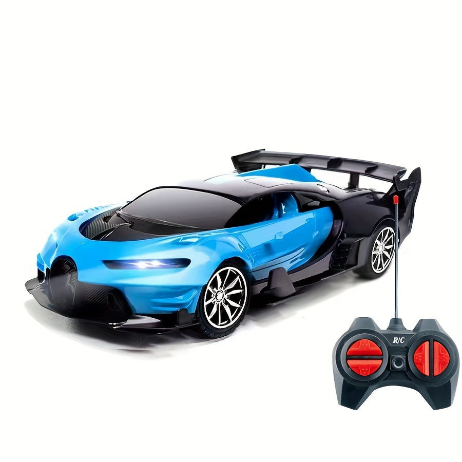 Afstandsbediening Racing Auto Speelgoed met Koplampen - Perfect voor Kerst & Halloween Cadeaus, Verkrijgbaar in Rood, Groen, Blauw, Gemengde Kleuren