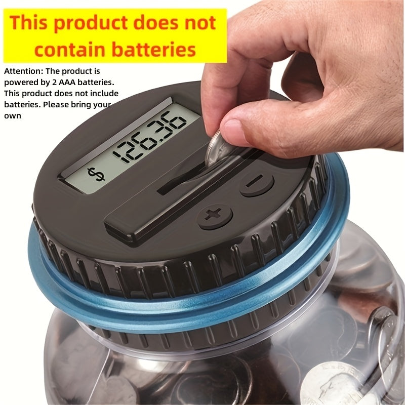 LCD Spaarpot met Muntenteller | Transparant Digitaal Geldpotje | ABS Materiaal | Halloween/Kerstcadeau