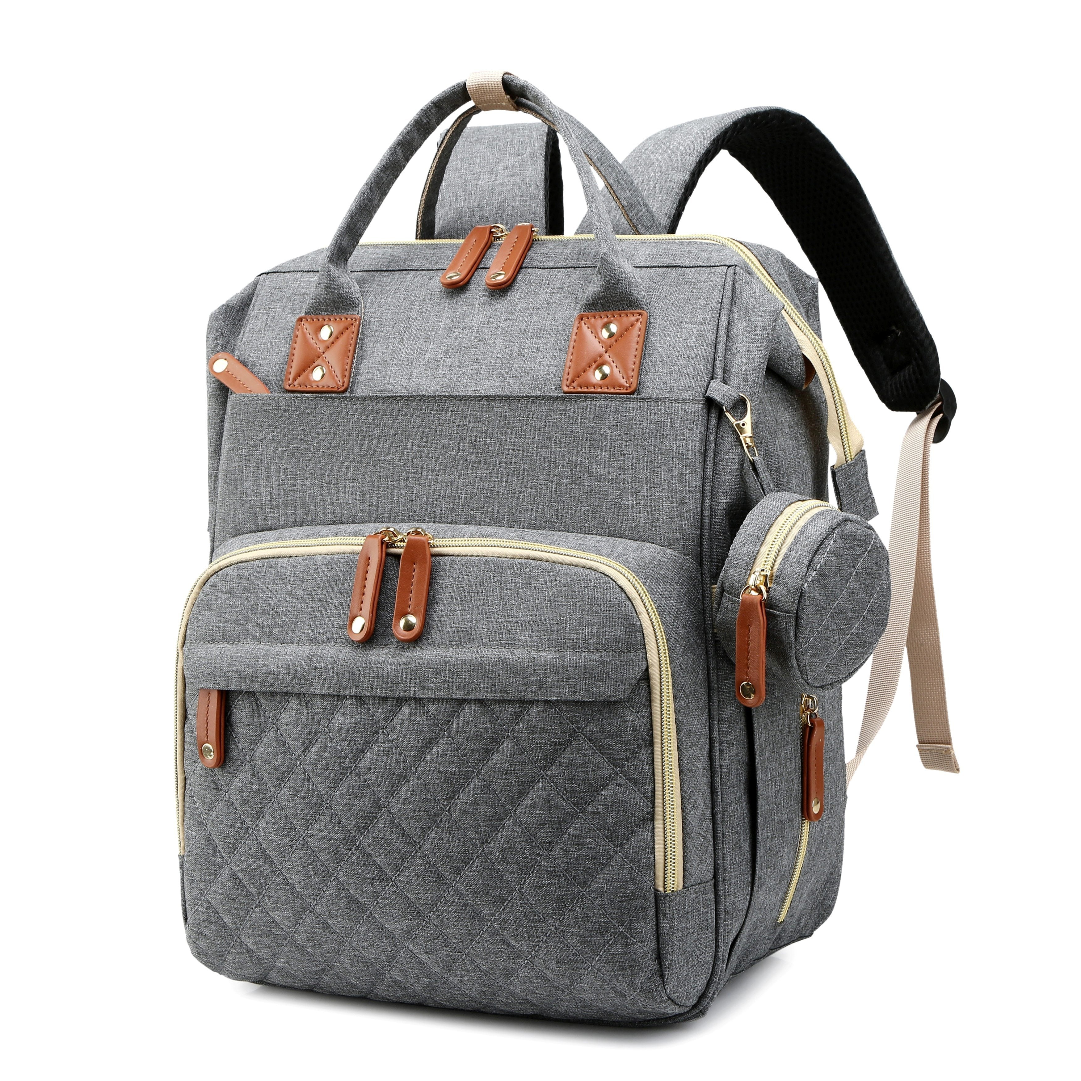 Grote Multifunctionele Waterdichte Luiertas | Trendy Tas met Verschoonstation, Reistas Rugzak