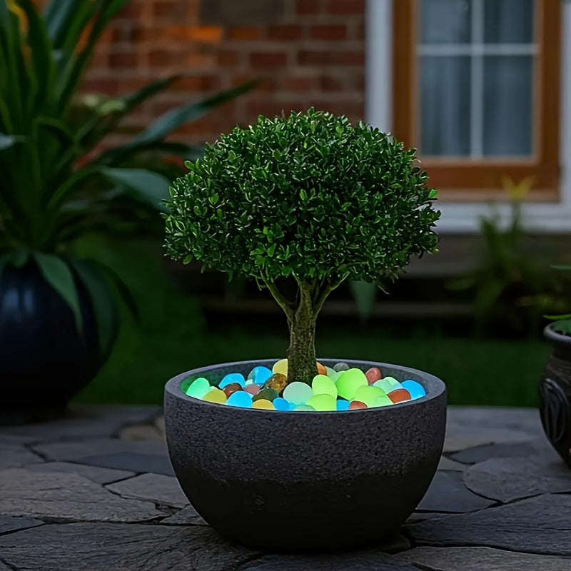 31 stuks lichtgevende stenen | Glow in the dark decoratie voor tuin, vijver of kamer