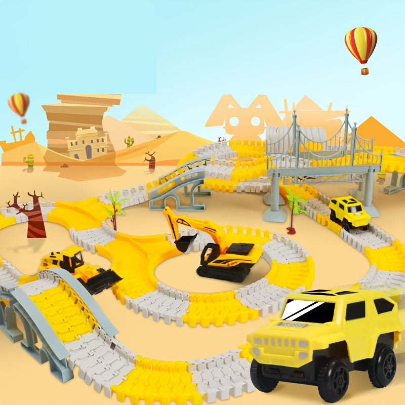 DIY Elektrische Trein Baan | Bouw- & Railvoertuigen | Educatief | Cadeau voor Kinderen