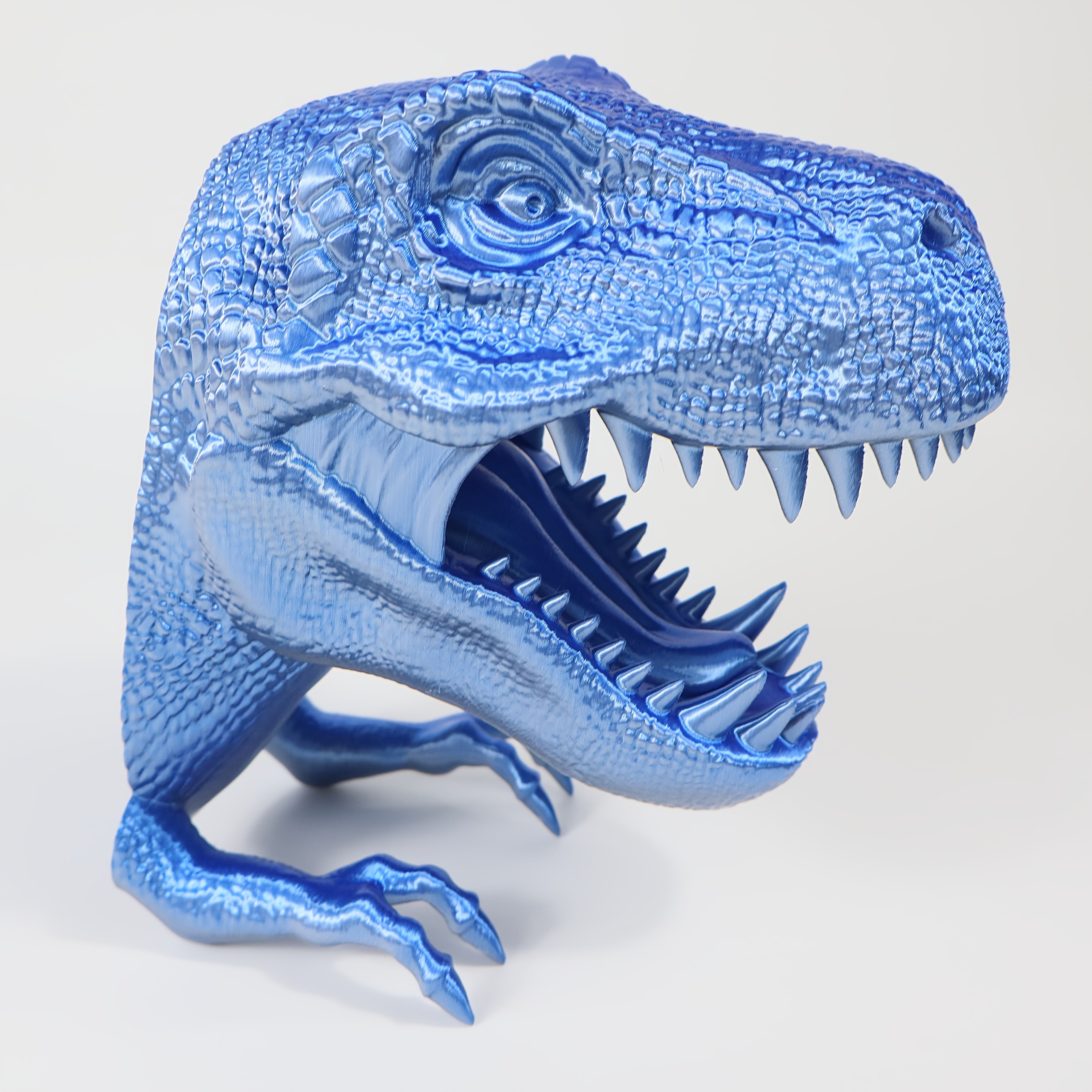Stoere 3D Geprinte T-Rex Muurdecoratie voor Jongens en Mannen - Roze Dinosaurus Kunstwerk voor Kinderkamer, Kantoor of als Cadeau voor Vaderdag en Halloween