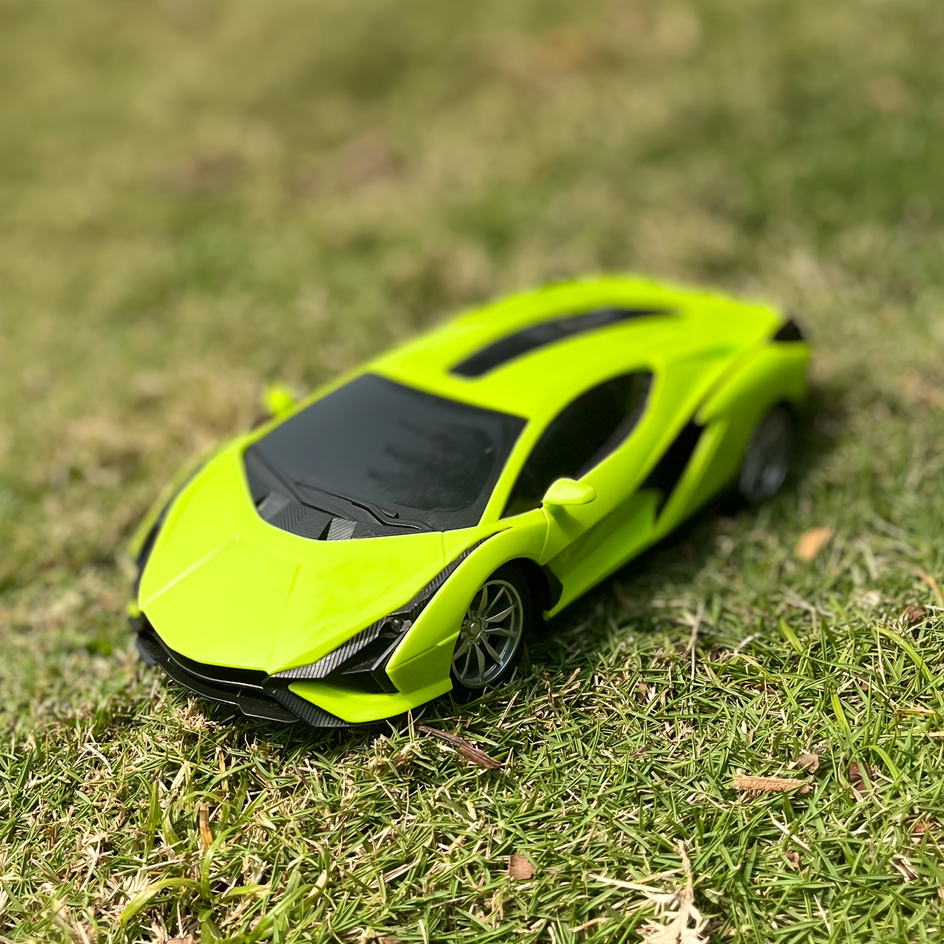Mini RC auto zwart/blauw | Afstandsbediening speelgoedauto voor kinderen, feestcadeau
