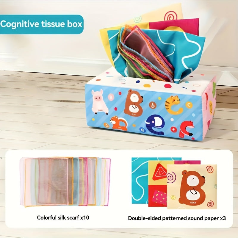 Scheurpapier doos speelgoed | Baby vingertraining