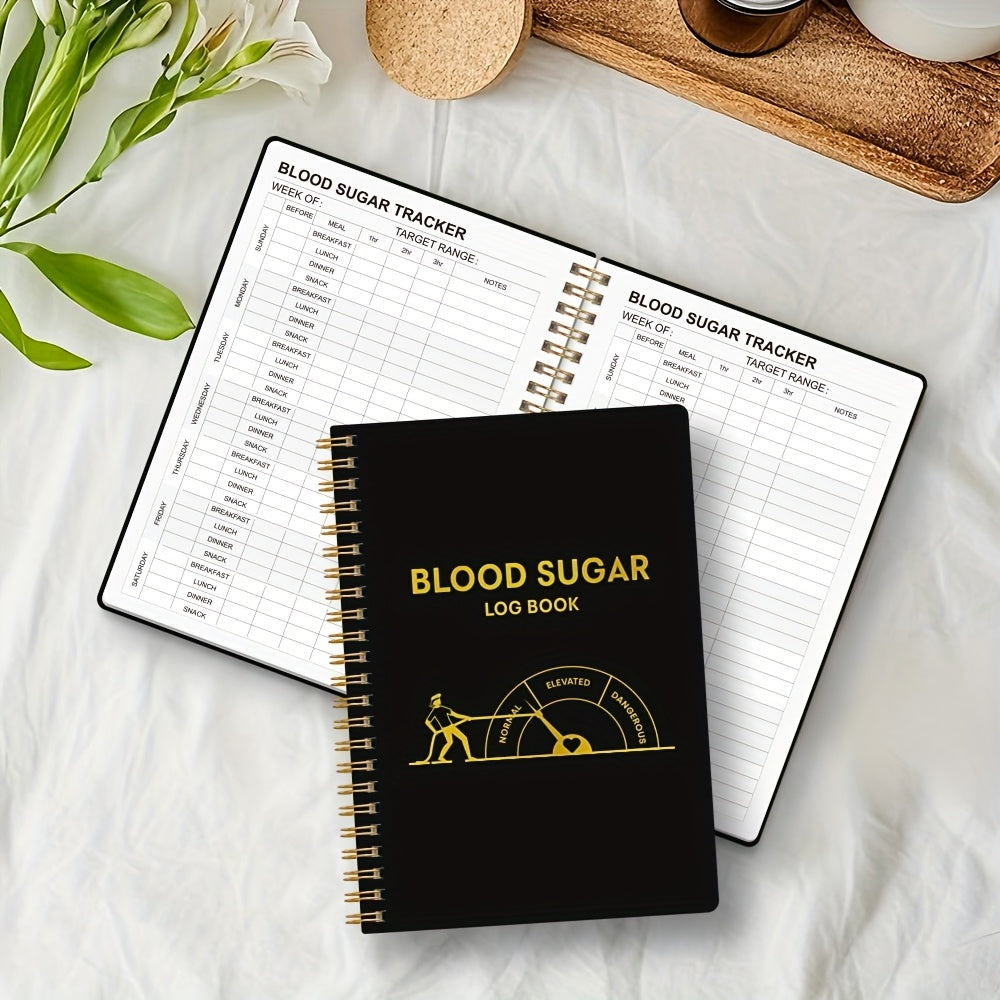 Bloedsuiker Logboek voor Dagelijkse Glucosemetingen - Diabetes Dagboek voor 63 Weken voor Volwassenen - Planner voor het Noteren van Bloedglucosewaarden Voor en Na Maaltijden