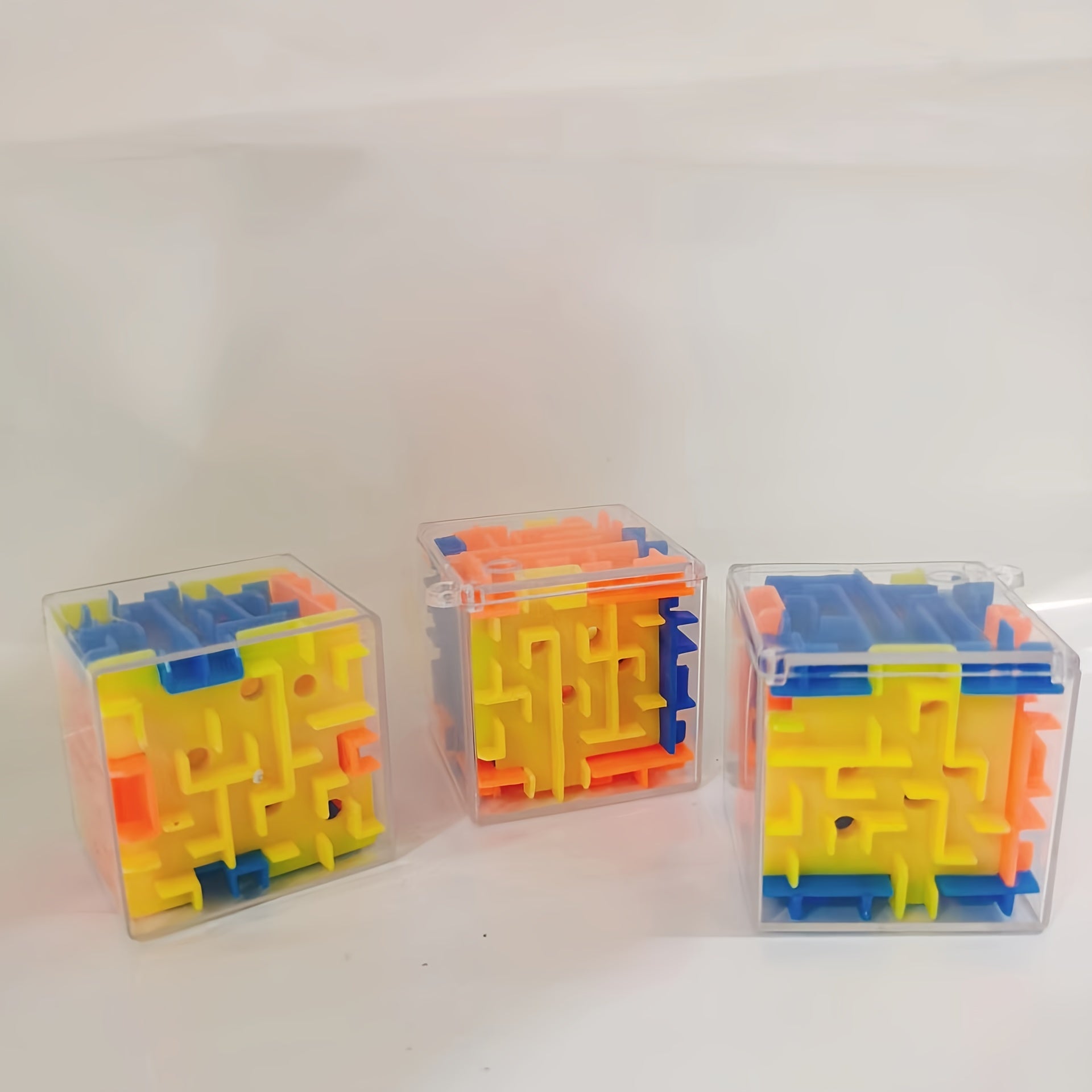 Zeskantige 3D Doolhof Kubuspuzzel | Universeel Rollende Balspel, Intelligentie Puzzel Speelgoed voor Educatie van Peuters en Kinderen