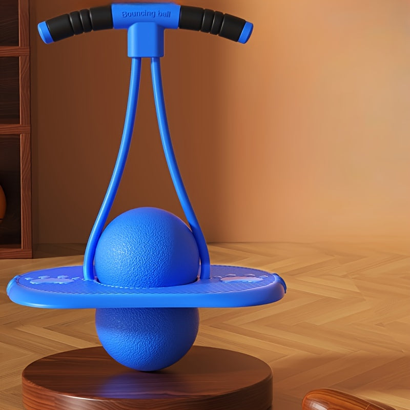 Balans Springbal – Fitness Speelgoed voor Binnen & Buiten met Handvatten | Elastische Bouncy Ball voor Kinderen & Volwassenen, Core Training & Stabiliteit