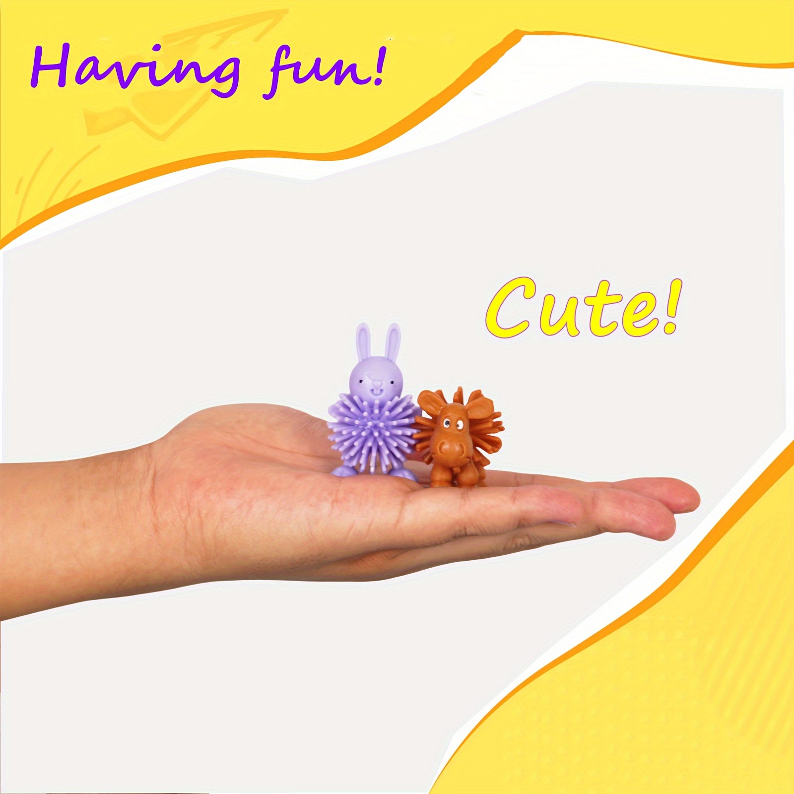 PVC dierenfiguren set - safari thema fidget speelgoed, 12 stuks