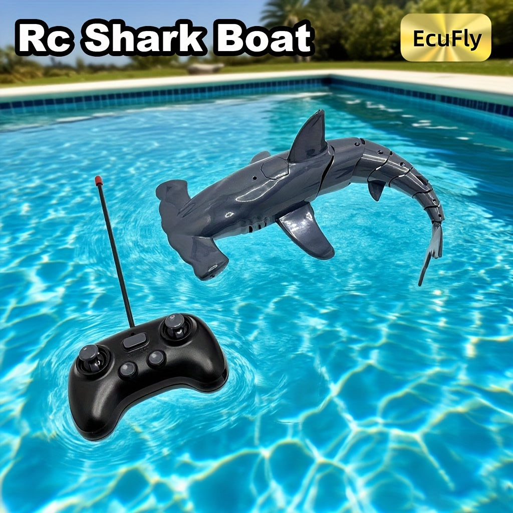 RC Haaiboot Simulatie – 15 Minuten Speeltijd aan Oppervlak – Snelheid van 3-4 KM/U – Waterspeelgoed – Twee Krachtige Motoren – Perfect Cadeau
