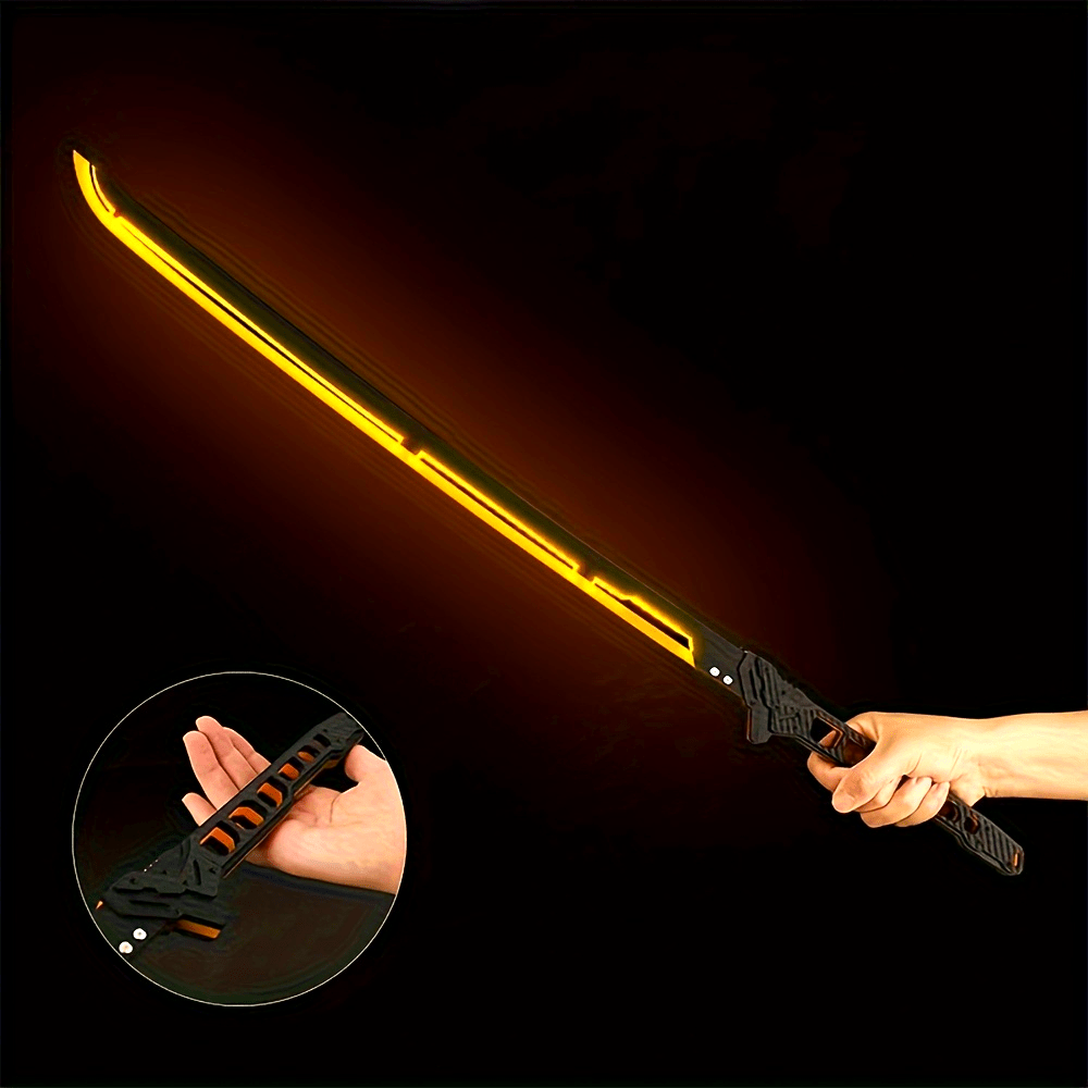 LED Samurai Zwaard 80cm | Cyberpunk Stijl | Cosplay & Halloween Decoratie