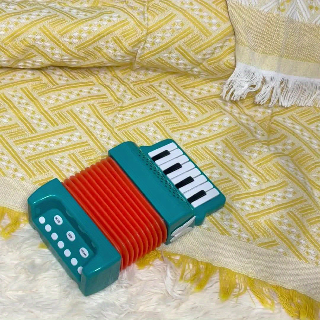Kinderaccordeon speelgoed - 12-toetsen keyboard, 3 speelmodi, kerstcadeau