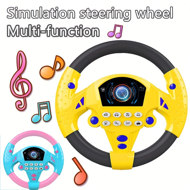 Educatief Stuur Speelgoed | Simulatie Rijdende Game met Geluidseffecten | Perfect Rollenspel Cadeau