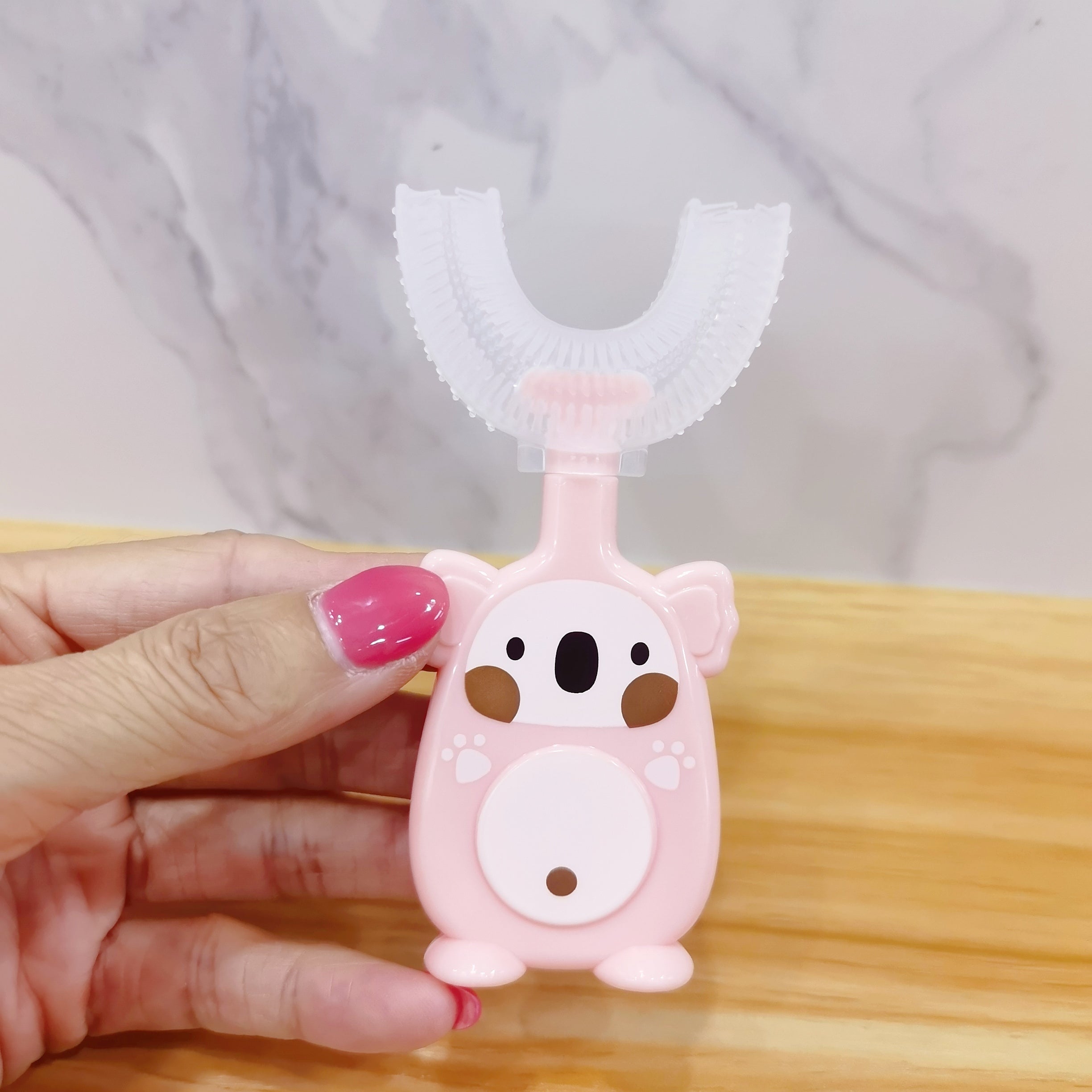 U Baby Tandenborstel | Baby Molairstok | Fopspeen & Tandenborstel voor Baby's | Siliconen Melktand Tandenborstel | Mondverzorging voor Pasgeborenen 0-2 Jaar