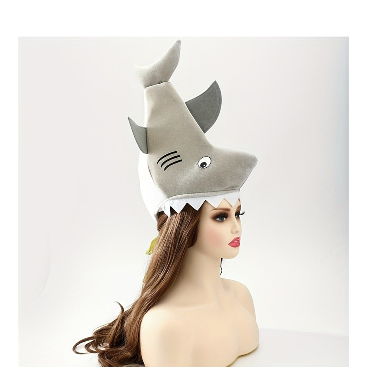 Schattige Haai Hoed | Grappige feestmuts voor Halloween, kerst en verkleedpartijen