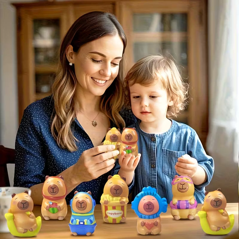 Capibara Adventskalender 2025 met 24 Verrassingen - Aftelkalender Speelgoed voor Jongens en Meisjes - Kerst Cadeau voor Kinderen