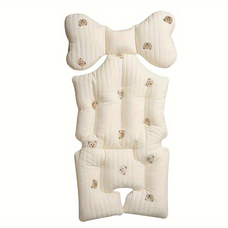 Cushy Ride | Ultra-Zacht Dik Kinderwagen Zitkussen | Geschikt Voor Alle Seizoenen | Polyester Materiaal