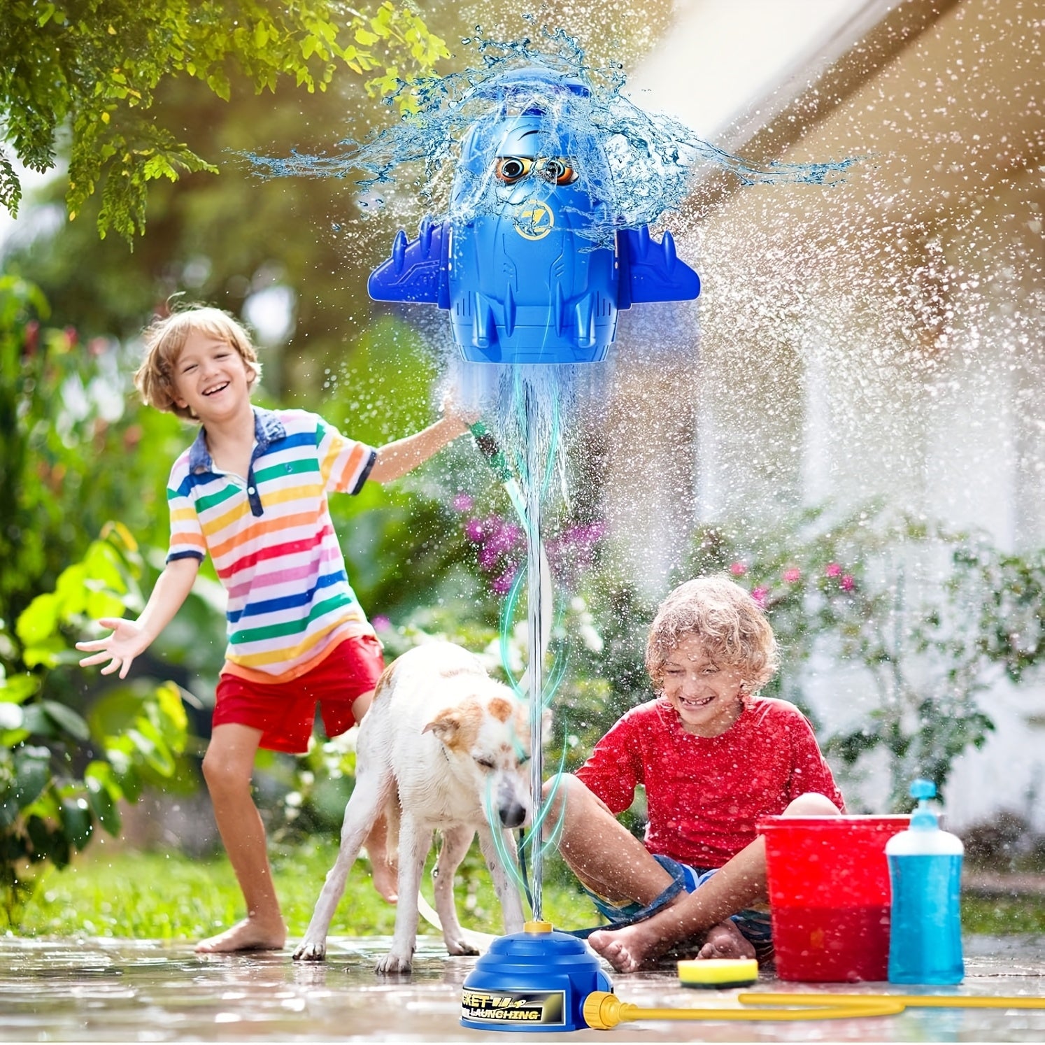 Kindersproeier voor Buiten – Interactief Waterspeelgoed met Verstelbare Nozzle | Zomerspeelgoed vanaf 3 Jaar